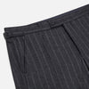 View 2 of product Charcoal Pinstripe Henry Trousers
