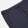 View 2 of product Navy Pinstripe Henry Trousers
