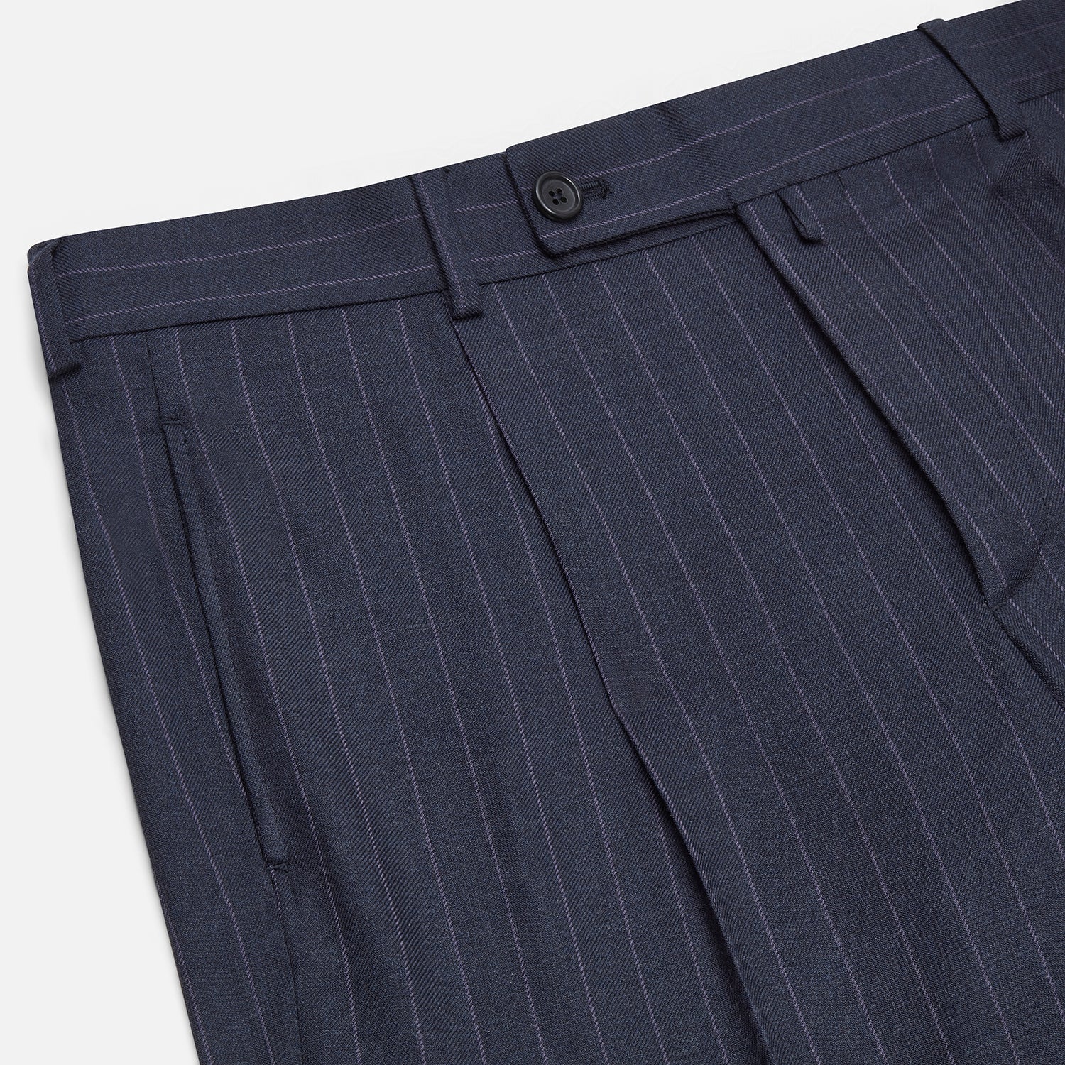 View 2 of product Navy Pinstripe Arthur Trousers