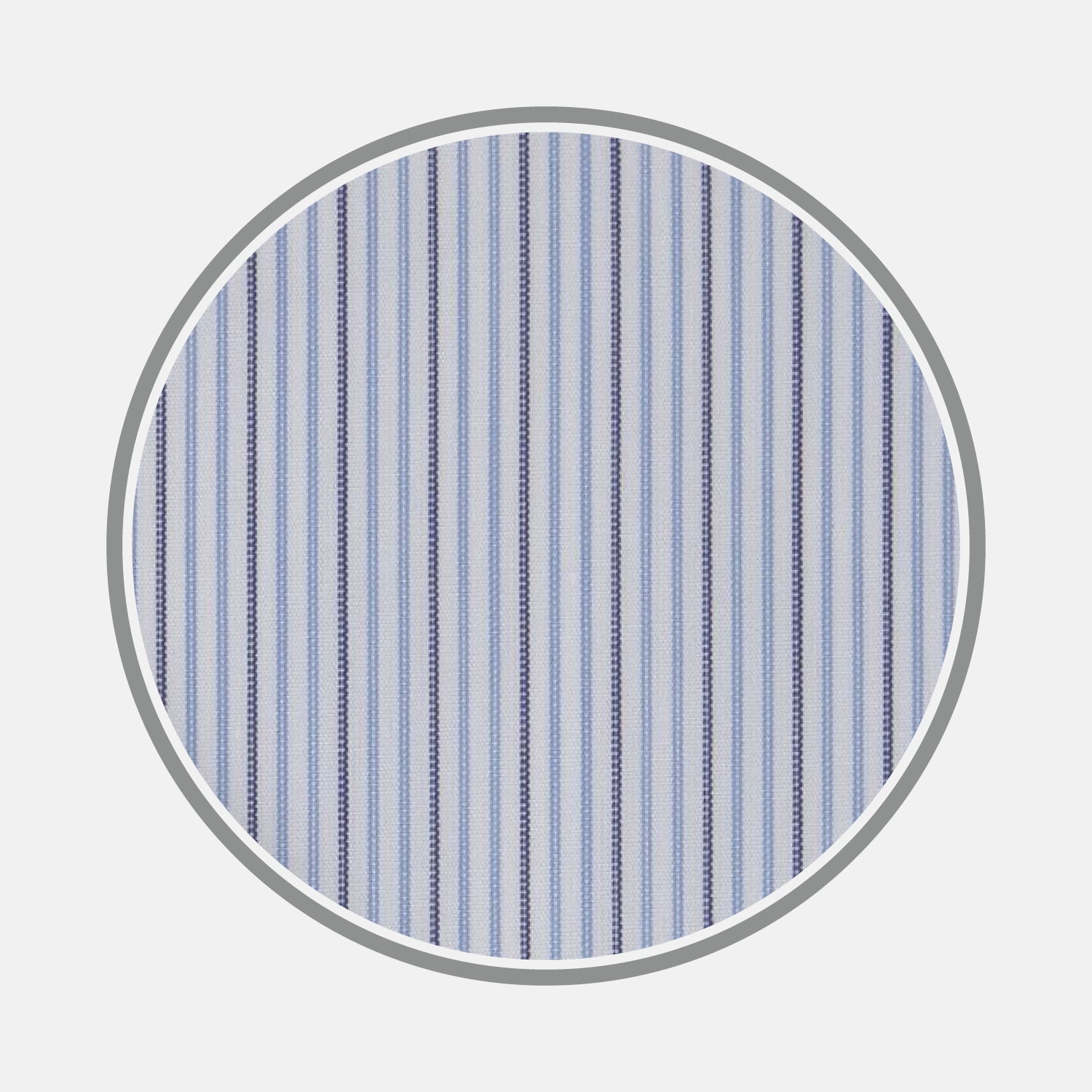 Navy and Light Blue Supraluxe Stripe Fabric