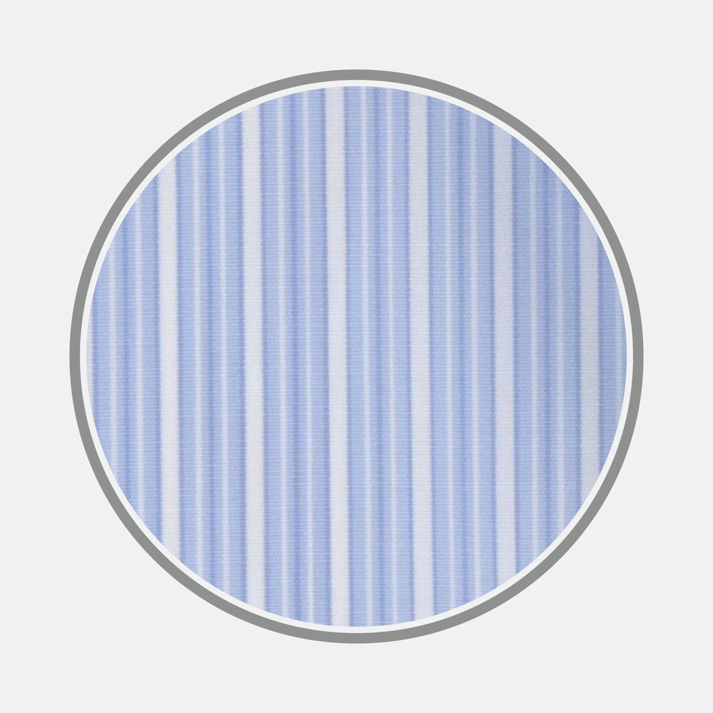 Light Blue Rich Stripe Cotton Fabric