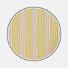 Yellow and White Bold Stripe Cotton Fabric