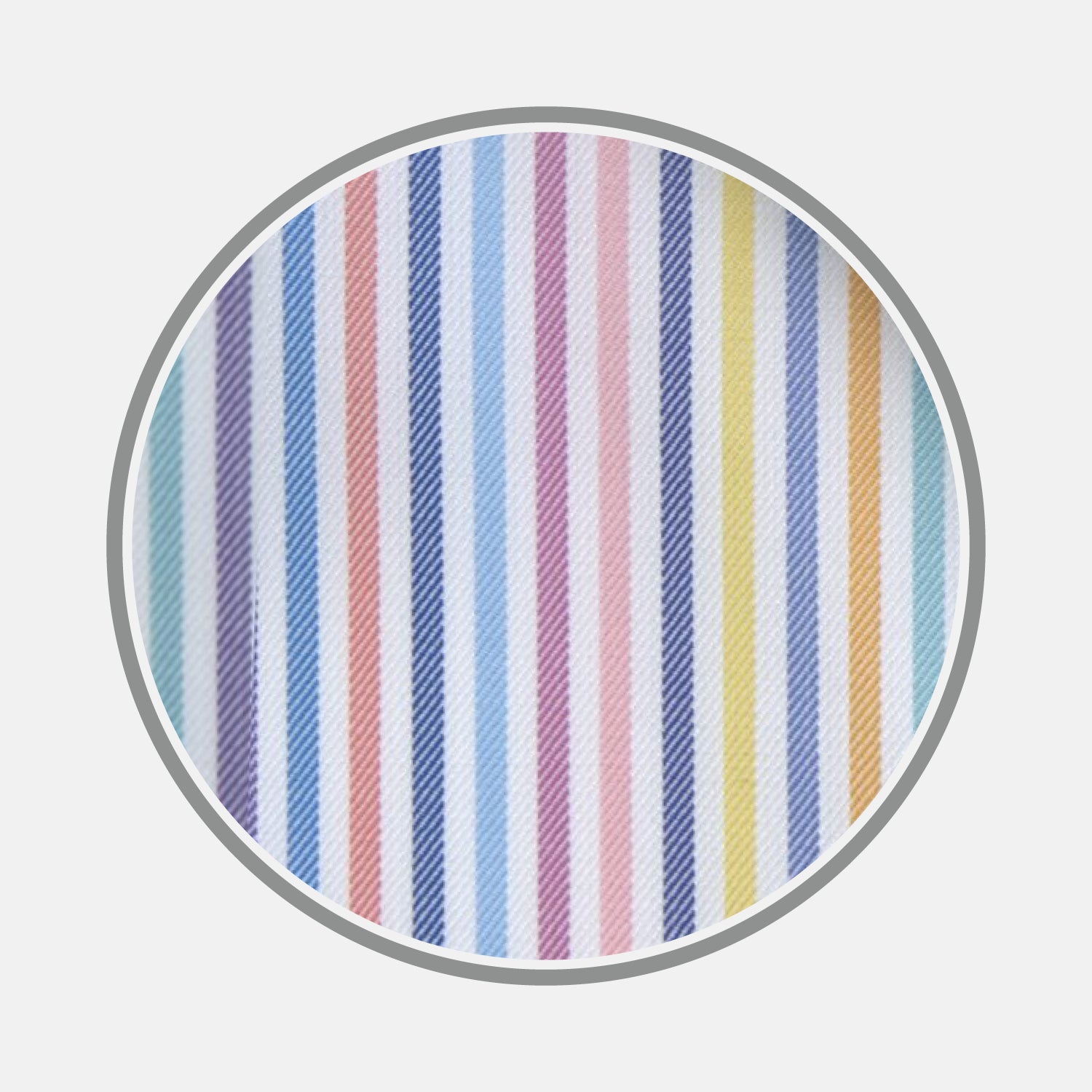 View 1 of product Multicoloured Graph Stripe Cotton Fabric