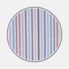 Blue, Pink and Red Graph Stripe Cotton Fabric