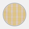 Yellow and White Bold Check Cotton Fabric