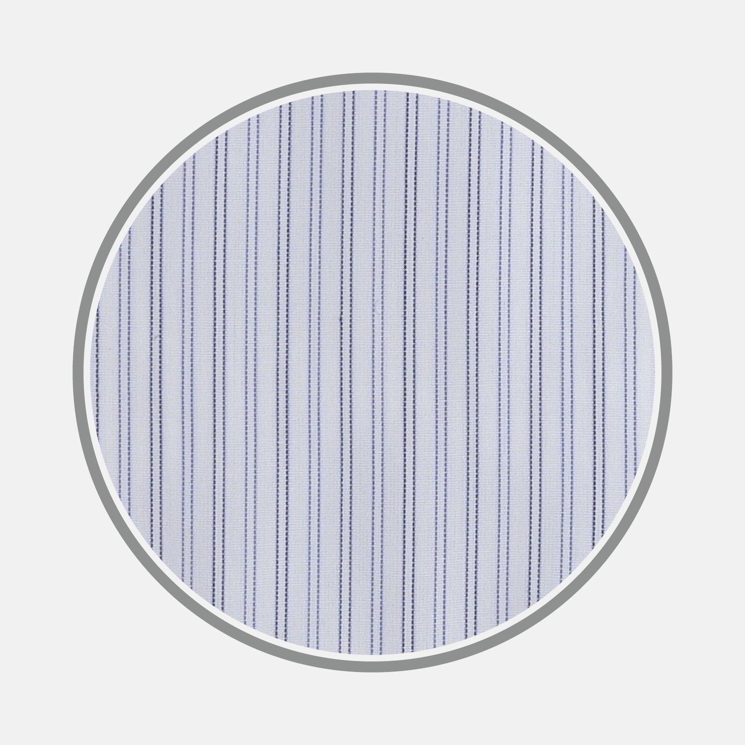 View 1 of product Light Blue Double Stripe Sea Island Quality Cotton Fabric