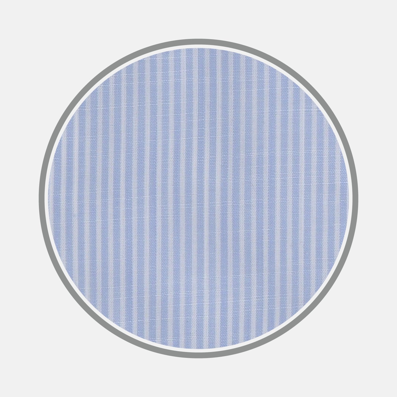 View 1 of product Light Blue and White Stripe Chambray Fabric