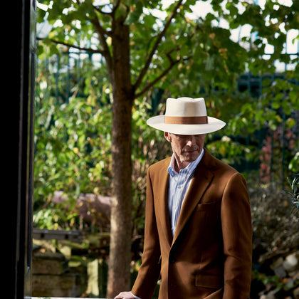 Tobacco Plainweave Cashmere Jacket Image 2
