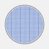 Blue Windowpane Check Cotton Fabric