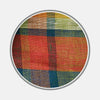 View 1 of product Orange Madras Check Linen Fabric