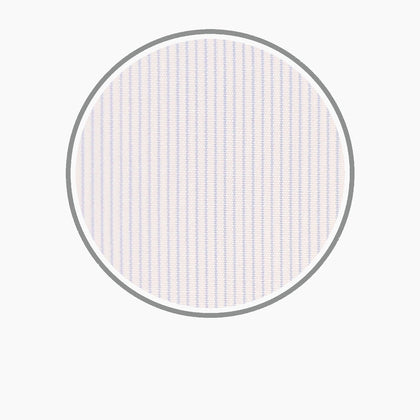 Light Blue Hairline Stripe Cotton Fabric Image 2
