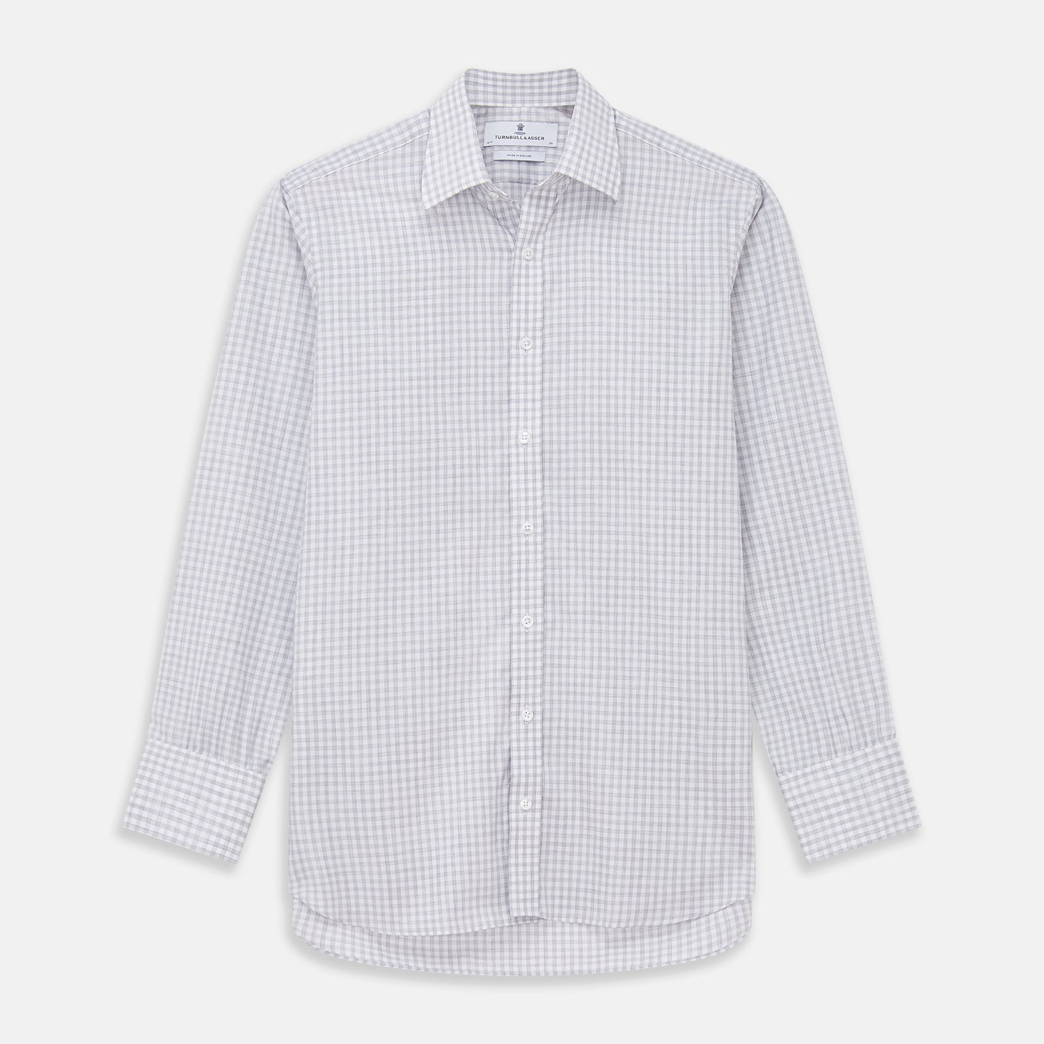 View 2 of product Grey Check Cotton Fabric