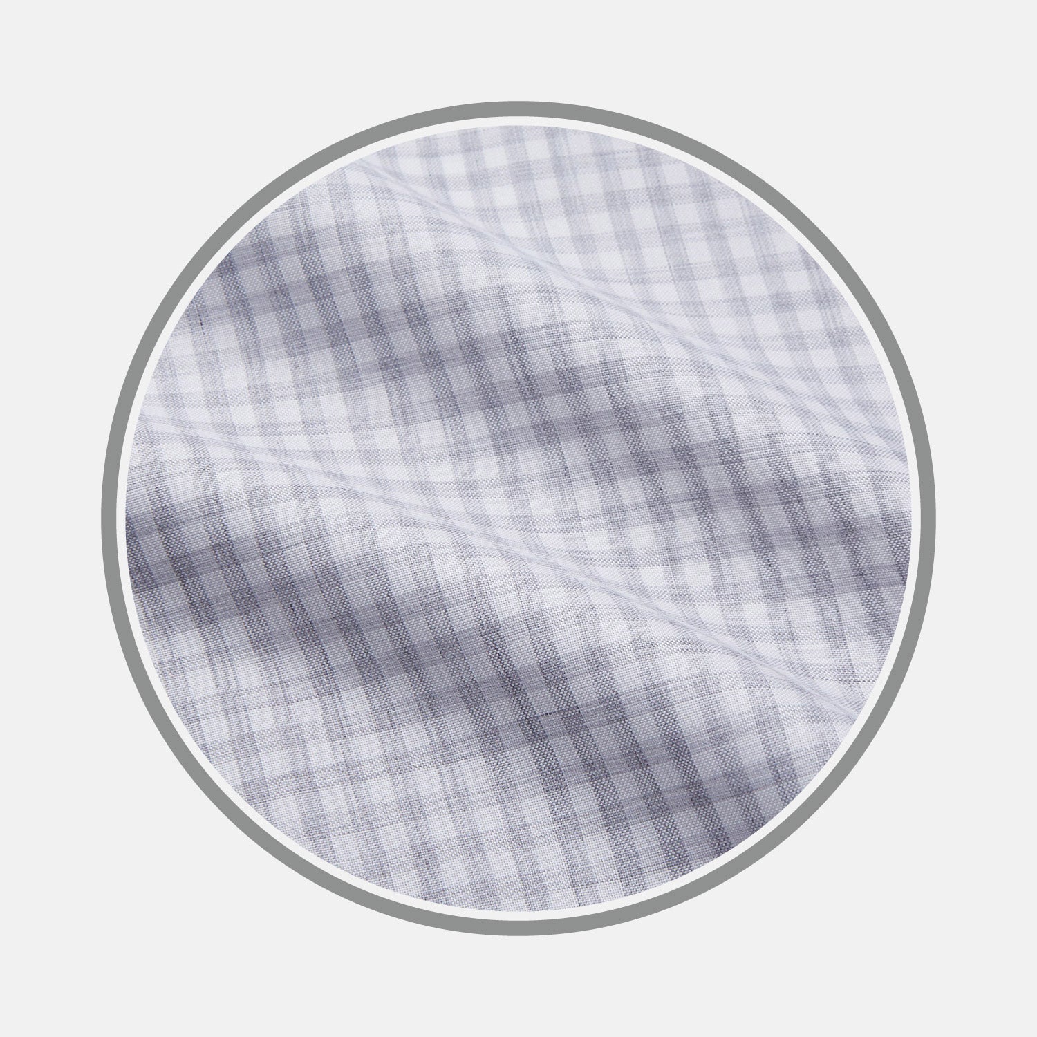 Grey Check Cotton Fabric