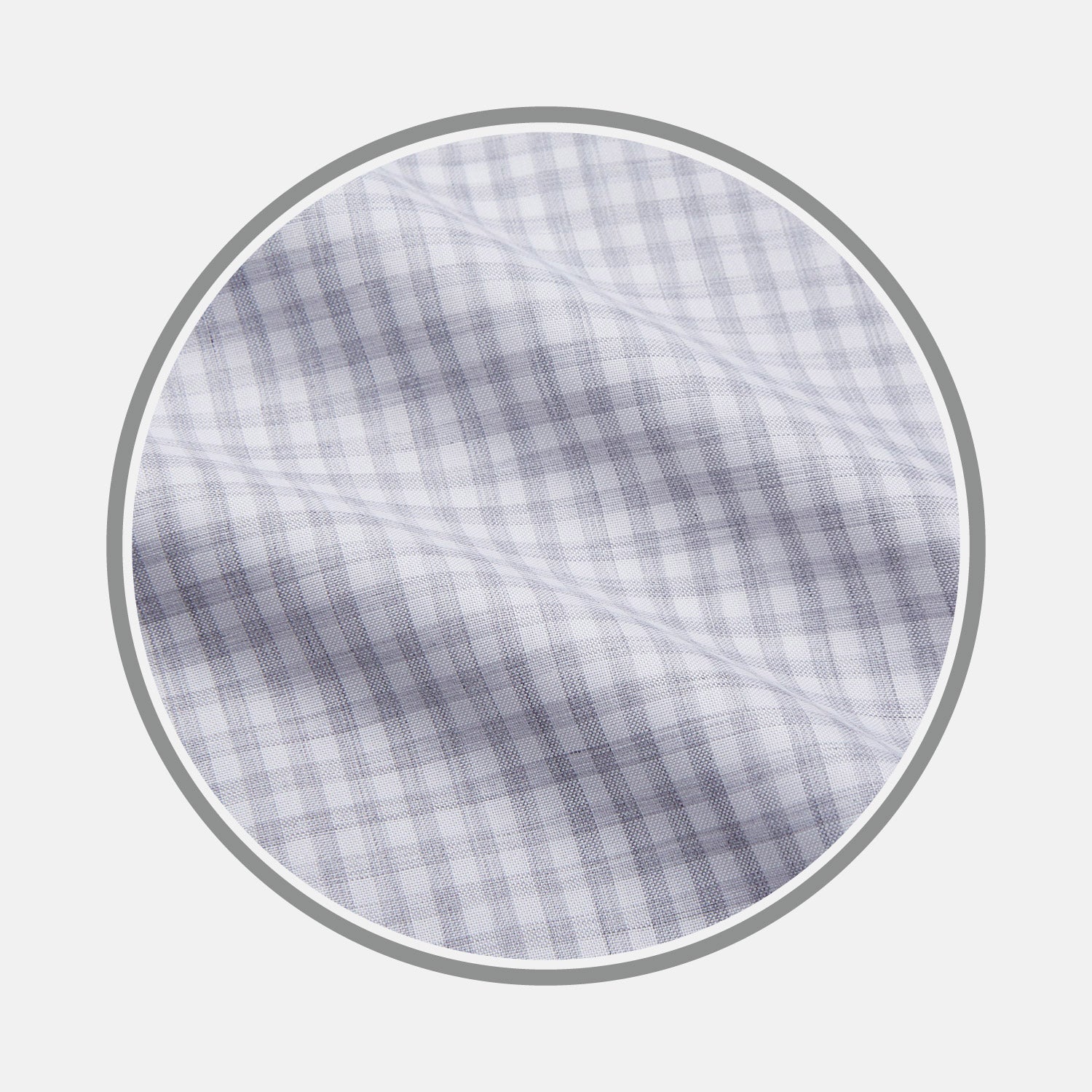 View 1 of product Grey Check Cotton Fabric