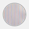 Navy and Red Fine Stripe Silverline Cotton Fabric