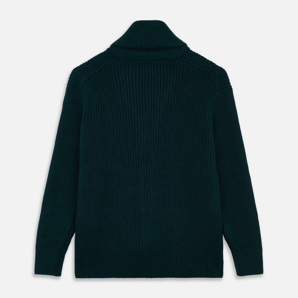 Ainsley Ribbed Shawl Neck Cardigan