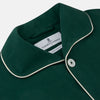View 2 of product Dark Green Silk Pyjama Set