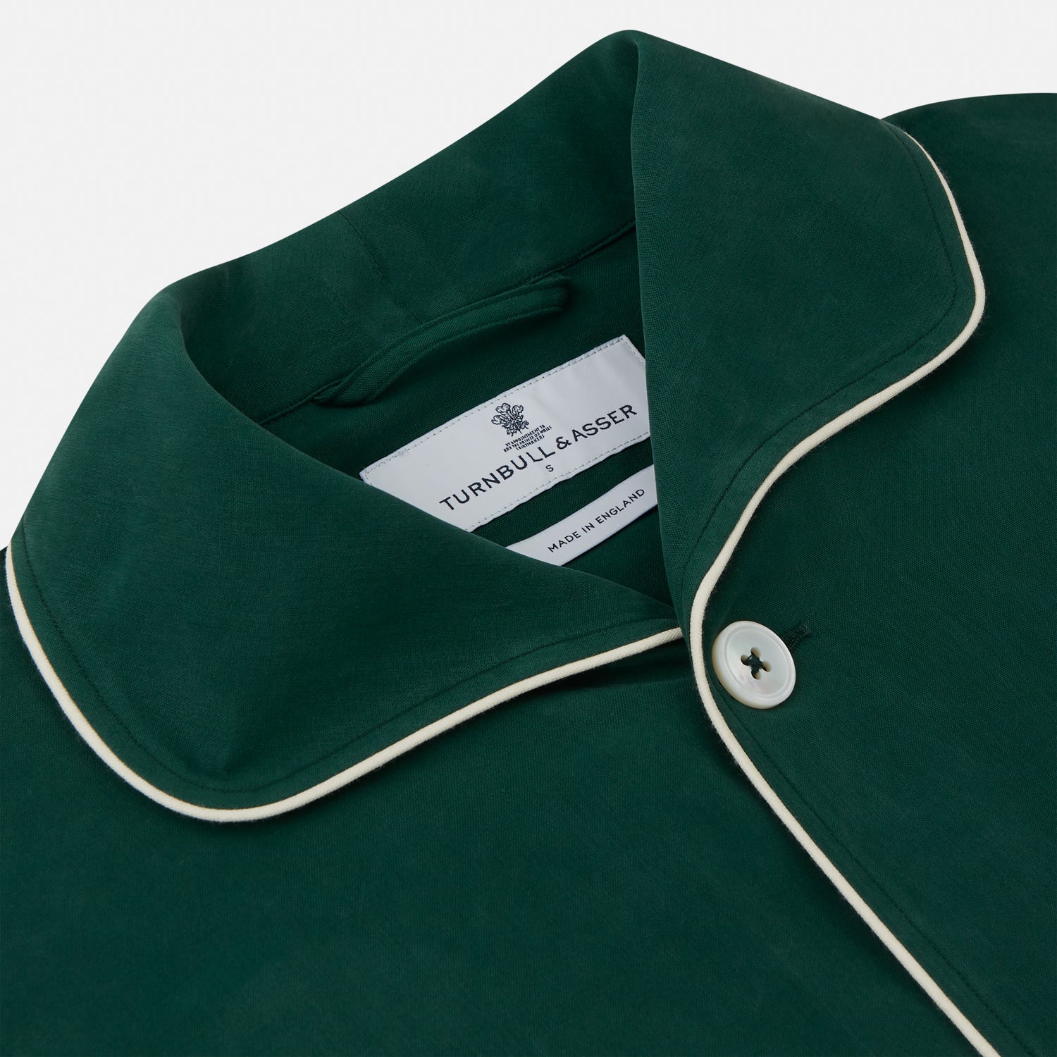 View 2 of product Dark Green Silk Pyjama Set