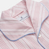 View 2 of product Pink And White Stripe Twill Cotton Pyjama Set