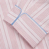 View 3 of product Pink And White Stripe Twill Cotton Pyjama Set