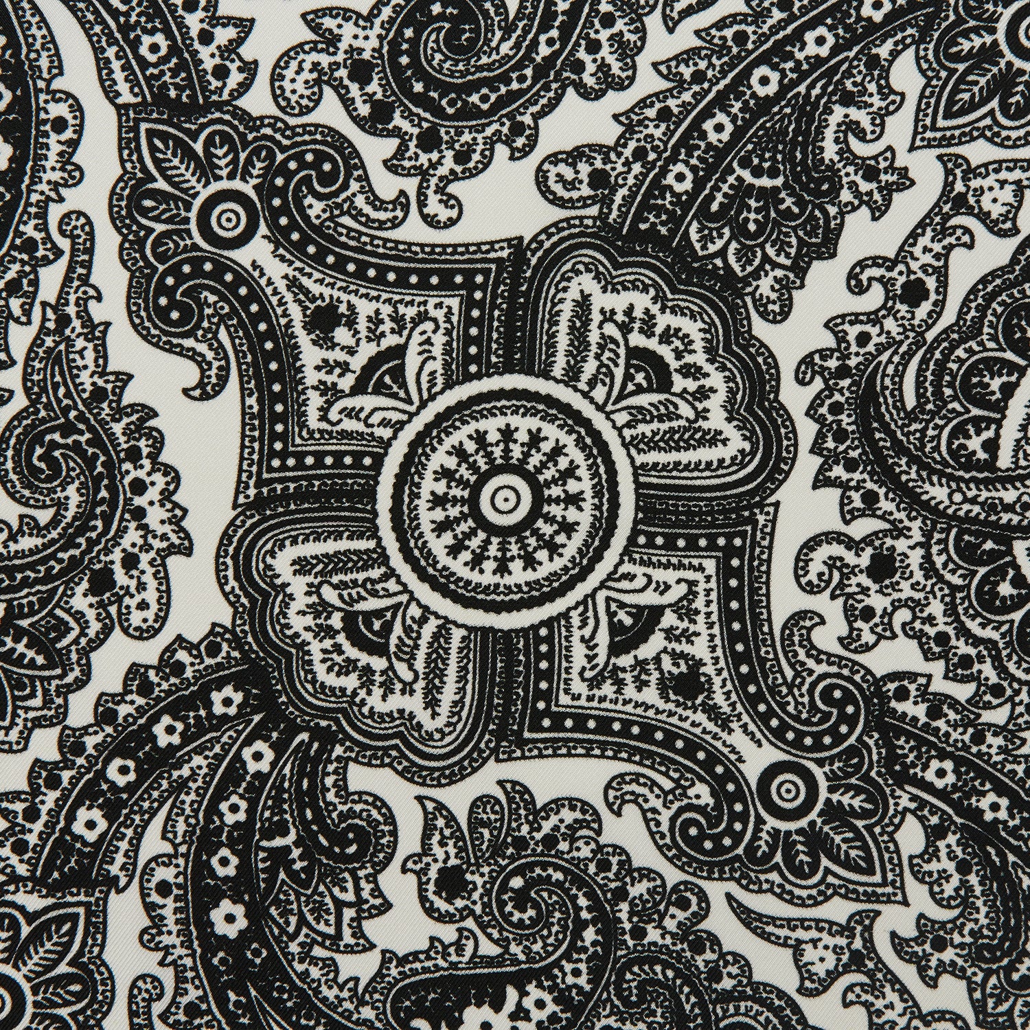 View 2 of product White Persian Paisley Pocket Square