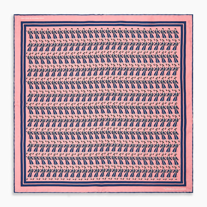 Pink Dressing Gowns Pocket Square Image 3
