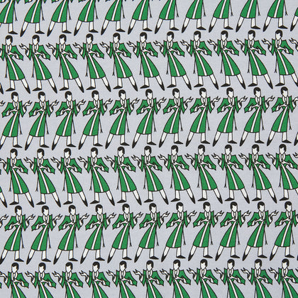 Green Dressing Gowns Pocket Square Image 2