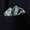 View 2 of product Green Dressing Gowns Pocket Square