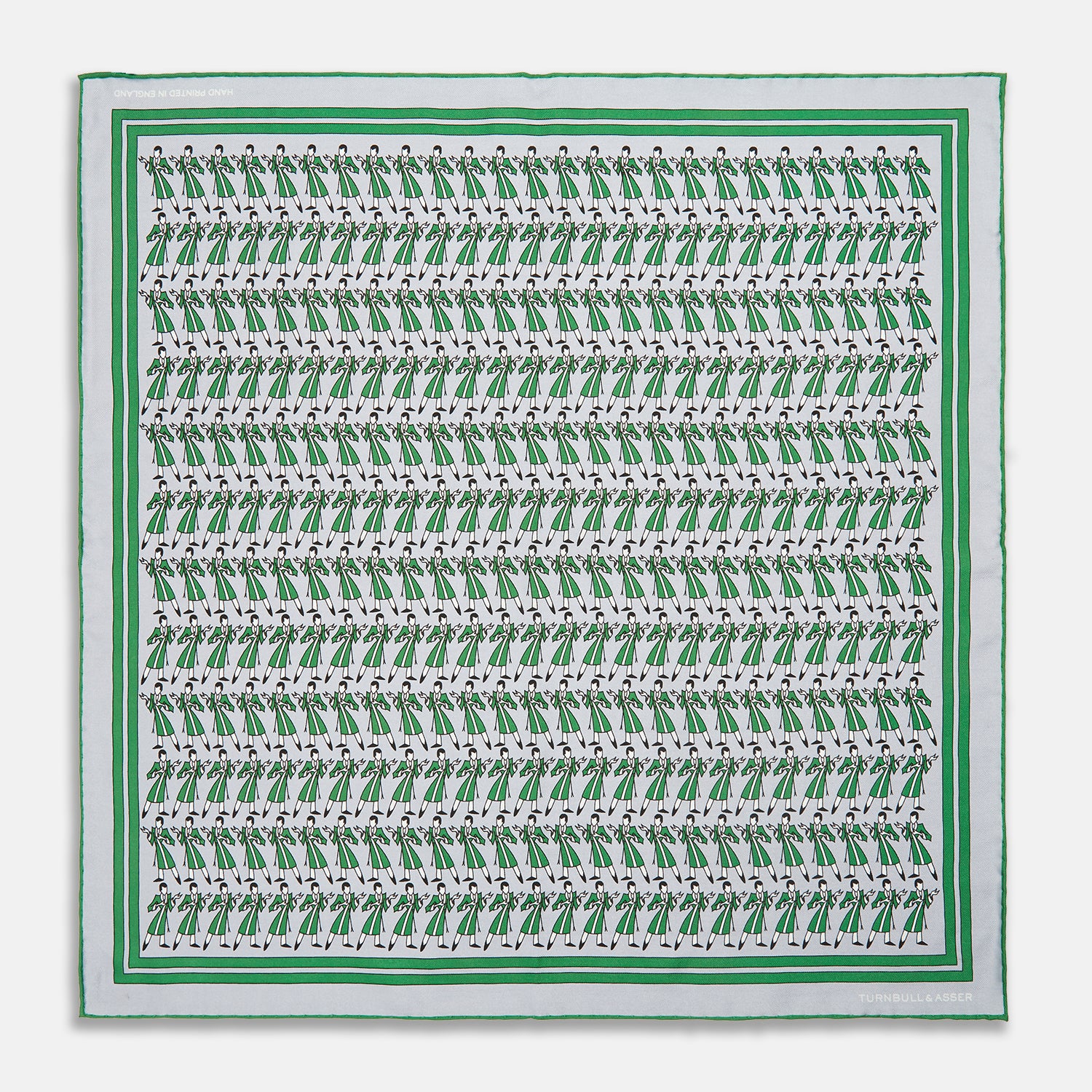 View 1 of product Green Dressing Gowns Pocket Square