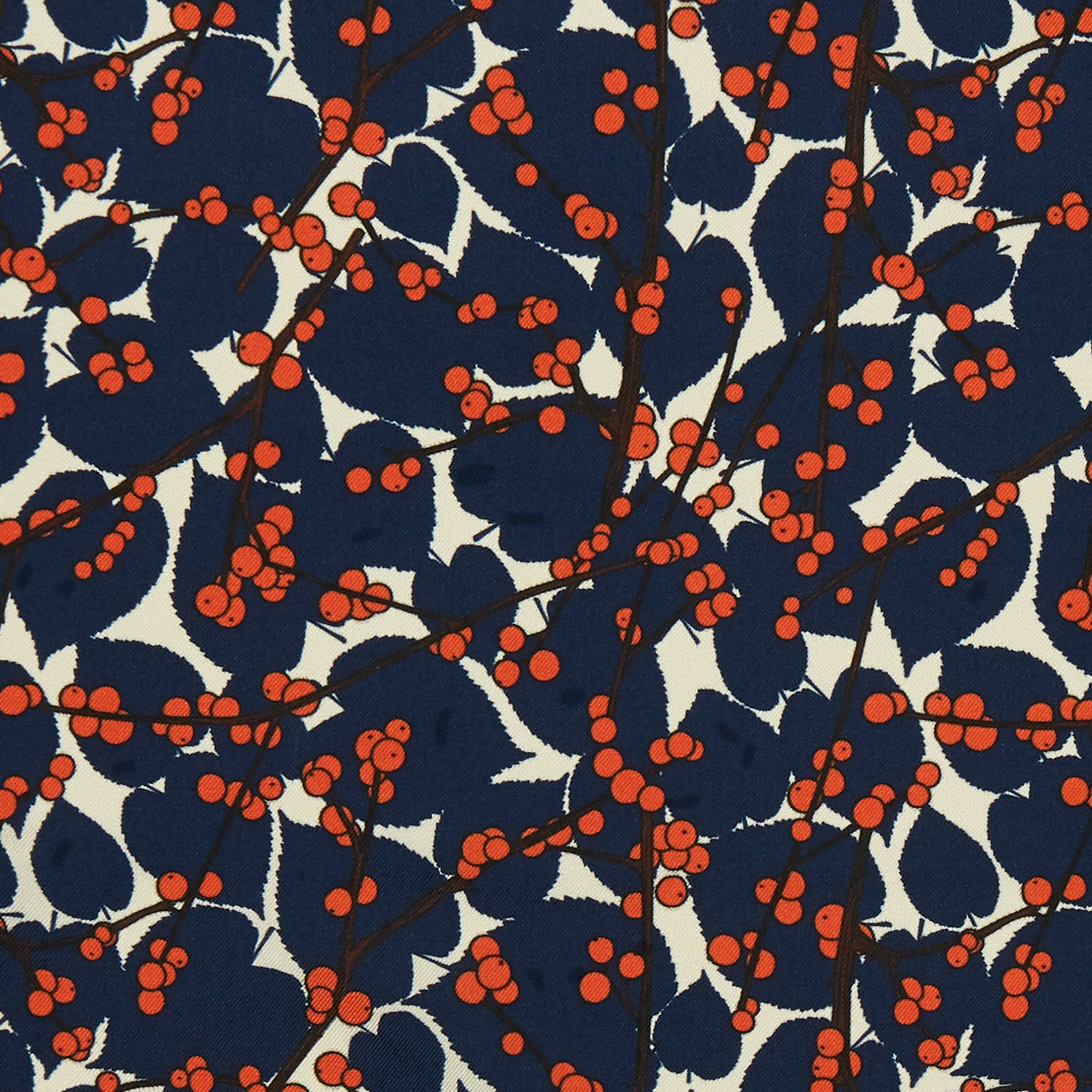 View 2 of product Blue Berry Floral Pocket Square