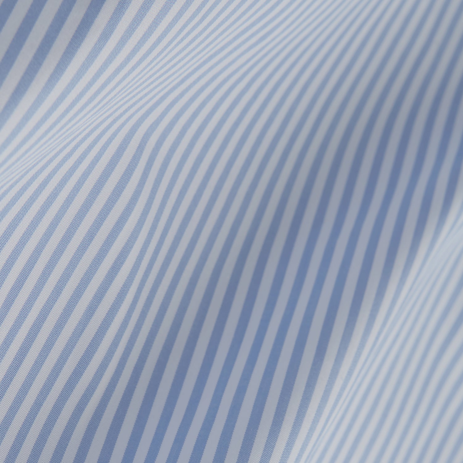 View 4 of product Light Blue Bengal Stripe Shirt with T&A Collar and 3-Button Cuffs