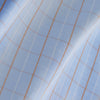 View 4 of product Beige Graph Check Regular Fit Shirt with T&A Collar and 3-Button Cuffs