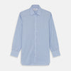 View 1 of product Beige Graph Check Regular Fit Shirt with T&A Collar and 3-Button Cuffs