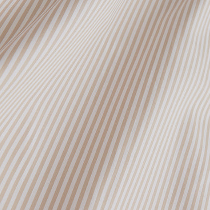 Sand Bengal Stripe Regular Fit Shirt with T&A Collar and 3-Button Cuffs Image 3