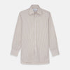 View 1 of product Sand Bengal Stripe Regular Fit Shirt with T&A Collar and 3-Button Cuffs