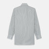 View 5 of product Green Bengal Stripe Regular Fit Shirt with T&A Collar and 3-Button Cuffs