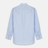 View 5 of product Beige Stripe Regular Fit Shirt with T&A Collar and Double Cuffs