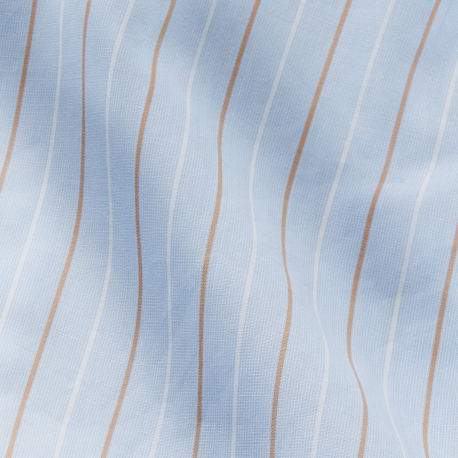 View 4 of product Beige Stripe Regular Fit Shirt with T&A Collar and Double Cuffs