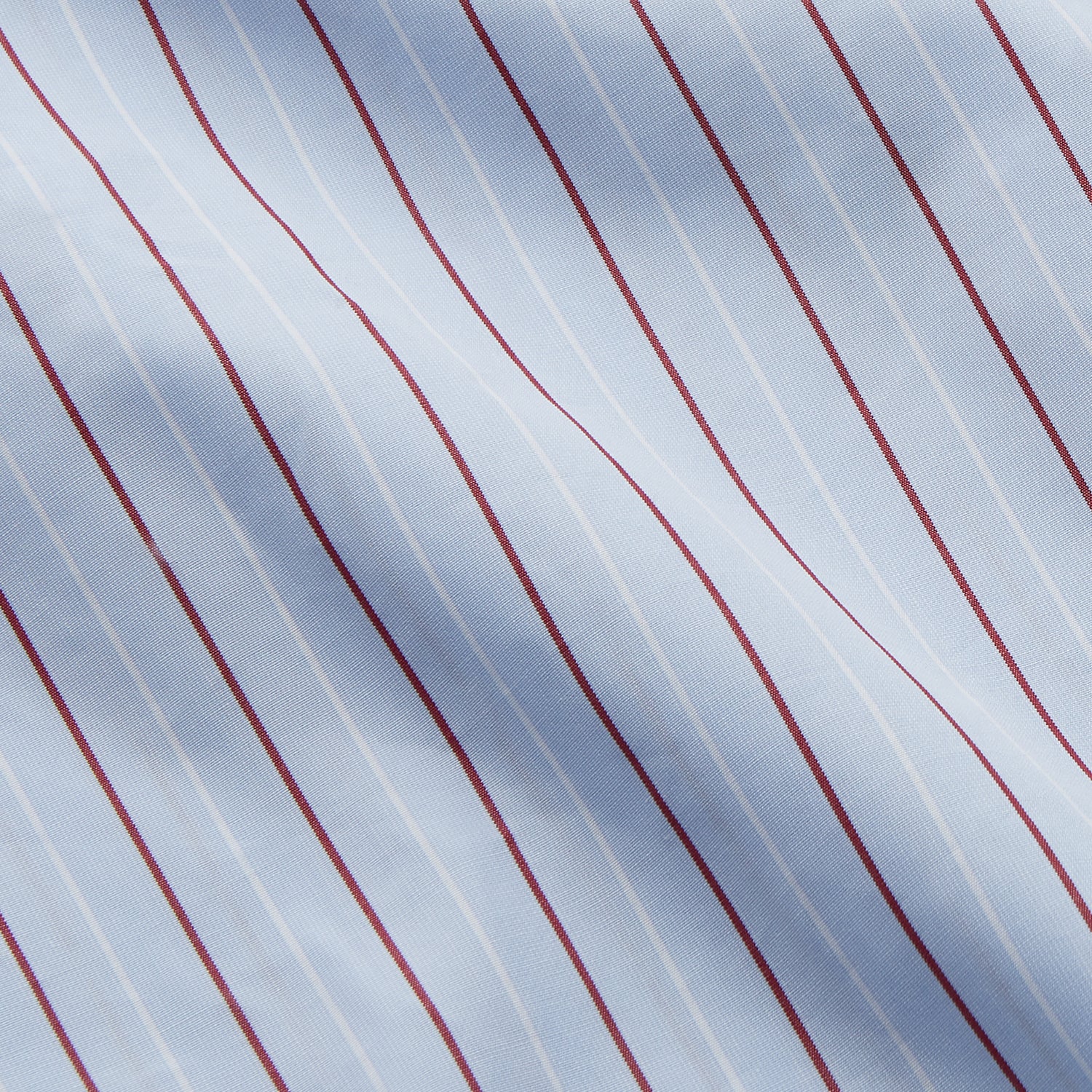 View 4 of product Burgundy Stripe Regular Fit Shirt with T&A Collar and Double Cuffs