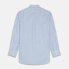 View 6 of product Blue Stripe Shirt with T&A Collar and 3-Button Cuffs