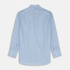 View 6 of product Pale Blue Check Shirt with T&A Collar and 3-Button Cuffs