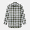 View 1 of product Green Check Shirt with T&A Collar and 3-Button Cuffs
