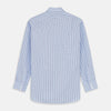 View 5 of product Burgundy Graph Check Regular Fit Shirt with T&A Collar and 3-Button Cuffs