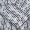 View 3 of product Tonal Green Check Regular Fit Shirt with T&A Collar and 3-Button Cuffs