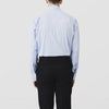 View 3 of product Blue Stripe Shirt with T&A Collar and 3-Button Cuffs