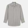 View 1 of product Blue Multi Check Cotton-Cashmere Shirt with T&A Collar and 3-Button Cuffs
