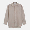 View 1 of product Pink Multi Check Cotton-Cashmere Shirt with T&A Collar and 3-Button Cuffs