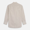 View 5 of product Sand Gingham Check Regular Fit Shirt with T&A Collar and 3-Button Cuffs