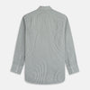 View 5 of product Green Gingham Check Regular Fit Shirt with T&A Collar and 3-Button Cuffs