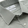 View 2 of product Green Gingham Check Regular Fit Shirt with T&A Collar and 3-Button Cuffs